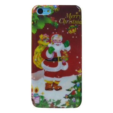 OEM IMD Print Mobile Phone Case for iPhone 5C, Factory Supply, Lightweight, RoHS Mark