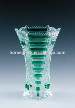 New factory price beautiful colorful long-necked fat buttom glass vase