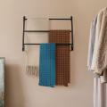 3-Tier Towel Holder Bathroom Towel Rack for Wall