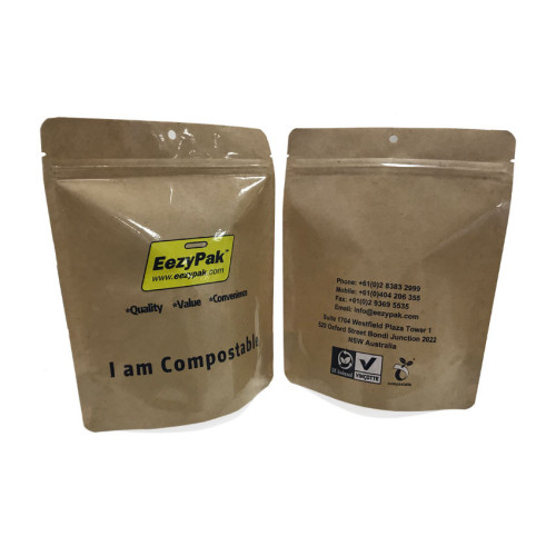 Sacos de café recicláveis ​​feitos sob encomenda com Ziplock resealable