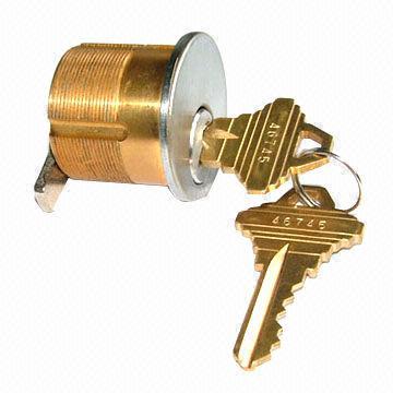 Mortise Cylinder Lock, Made of Solid Brass, OEM Orders are Welcome