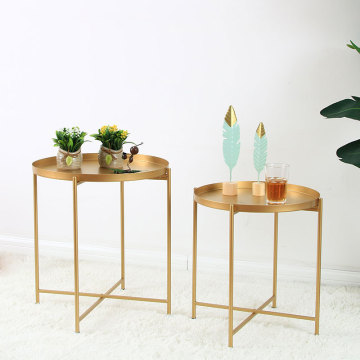 Creative Simple Nordic Wrought Iron Coffee & Tea Table for Home Decoration