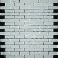 mosaico de cristal blanco agrietado