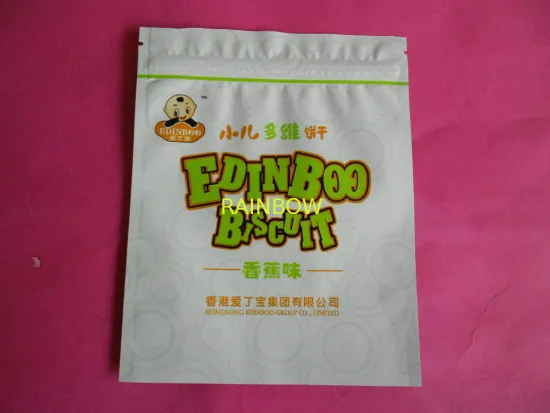 Shaped  Side - Seal Gusset  Cookies / Snack Bag Packaging