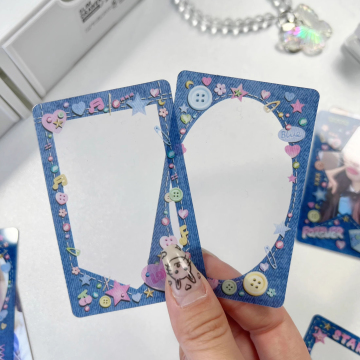 Custom PVC Plastic Photocard Clear Cover Toploaders - Transparent Photo Cards