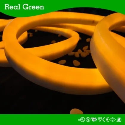 Neon Effect Golden Amber LED Rope Light