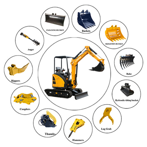 2500KG Mini Excavator Shanding SD25U Mini crawler Tracks Supplier