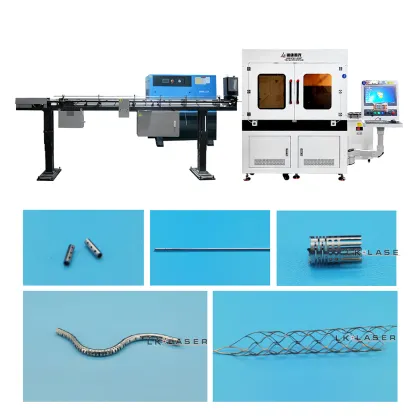 Assembly Line Medical Heart Stent Laser Cutting Machine