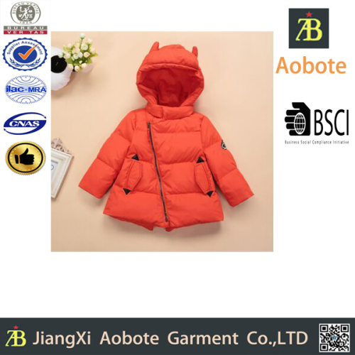 2016 New Style Medium Hoody Kid Down Jacket