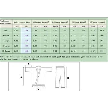 7.5oz Weight ITF Taekwondo Uniform