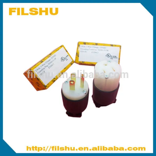 round shape 3ways momentary ac 15 amp socket