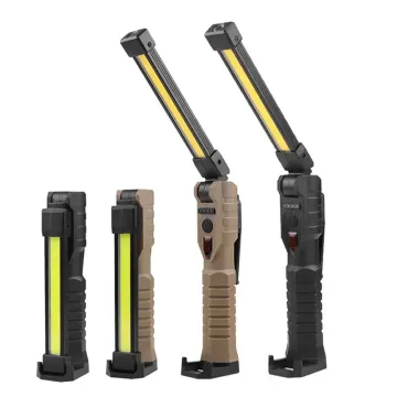 Rechargeable Magnetic Foldable LED Work Light - 200 Lumens, 5 Modes