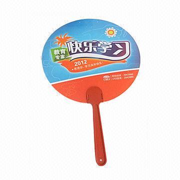 Hand Fan, Made of PP Material, Customized Designs Welcomed