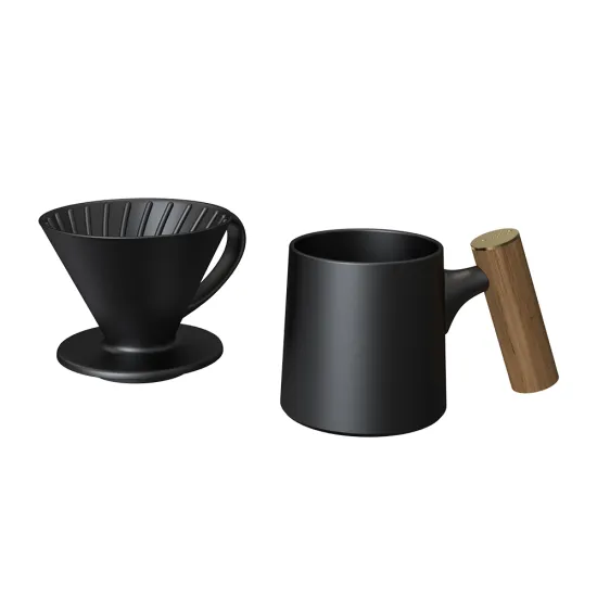 DHPO Matte Black Hand Brewed Coffee Dripper