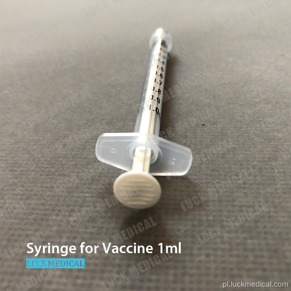 1 ml strzykawka szczepionki dla Covid