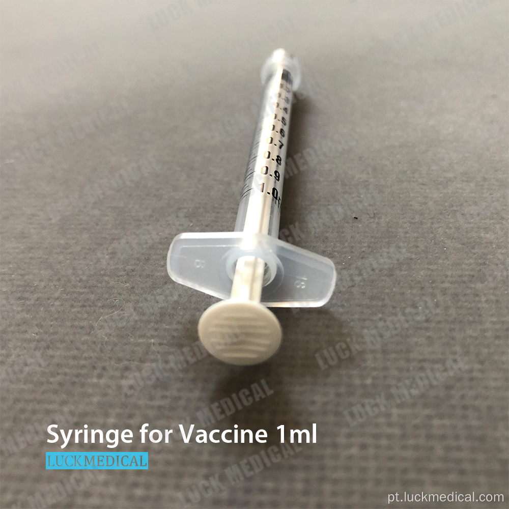 Seringa de vacina de 1 ml para covid