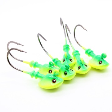 Aoclu Malerei Jig Head Set - 10pcs/Los (7G -60 g) für weiche Köder -Jigging scharfe Angelhaken
