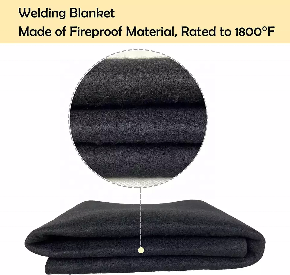 Custom Safety Emergency Welding Fire Retardant Insulation Fireproof Blanket Fireplace Mat For Kitchen Home Office Car Warehouse4