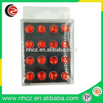 Orange Acrylic Diamond Push Pin