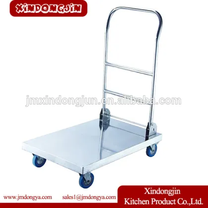 FT-A stainless steel fold away cheap stock trolley