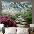 MOQ 50 Tapestry de pared personalizado digital digital 3D