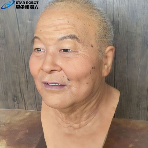 Model kepala robot humanoid robotik