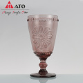 ATO 350 ml de verres à vin multicolores verre champagne