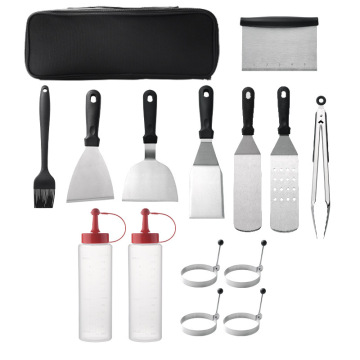 Eco-Friendly Durable 12 Piece BBQ Utensil Set for Chinese Cooking