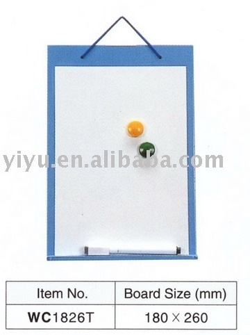 Magnetic dry wipe boards