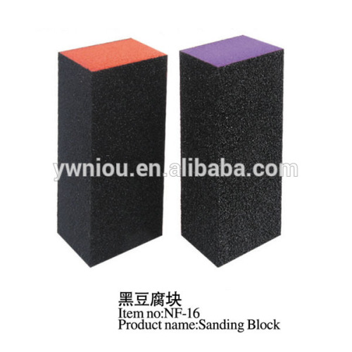 Orange Black Mini Buffer Nail Supplies Disposable Nail Buffer Block