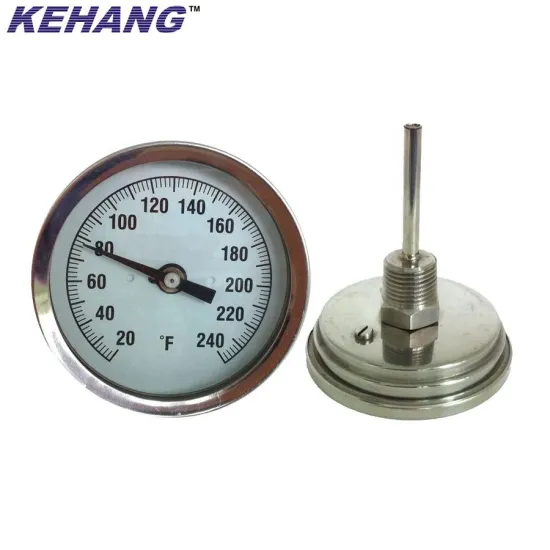 High Quality Bimetal Thermometer for Industrial Water Temperature Measurement