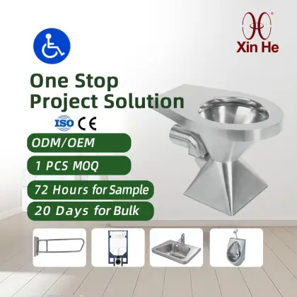 Compact RV Toilet – Stainless Steel Camper Toilet