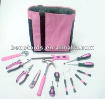 oem factory stander USA 14PCS screwdrivers socket plier wrench FOR LADIES tool bag