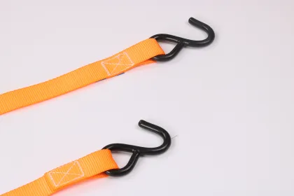 Heavy Duty Ratchet Strap with S Hooks