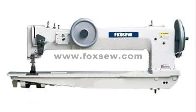 Long Arm Two Needle Extra Heavy Duty Compound Feed Lockstitch Sewing Machine