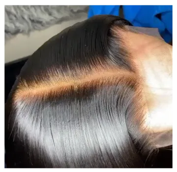 Wholesale Raw Brazilian Virgin Cutical Aligned 100% Human Hair Lace Frontal Closure Wig Vendor Full HD Lace Closure Wig Cheap