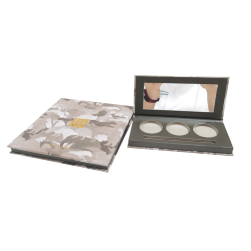 Coloring Round mirror eye shadow palette packaging box