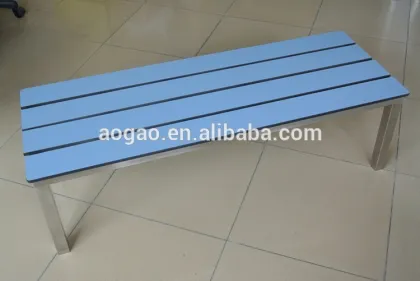 AOGAO solid phenolic board wood outdoor bench