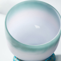 Q&#39;re Frosted Crystal Singing Bowl Bowl Crystal Bowl Bath