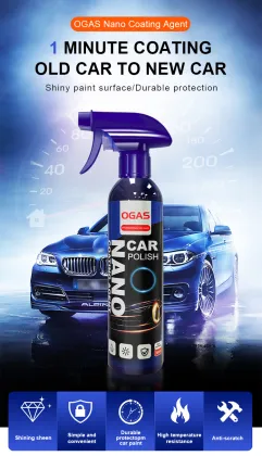 9H Ogas High Gloss Nano Coating Agent - 380ml Car Hydrophobic Spray Wax