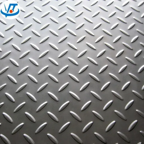 Stainless Steel 201 304 316L Antiskid Checkered Steel Plate for Floor