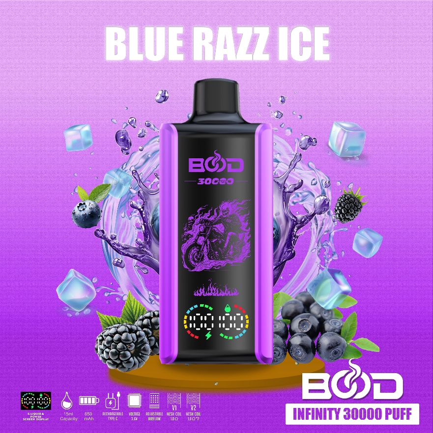 bood infinity 30k- blue razz ice