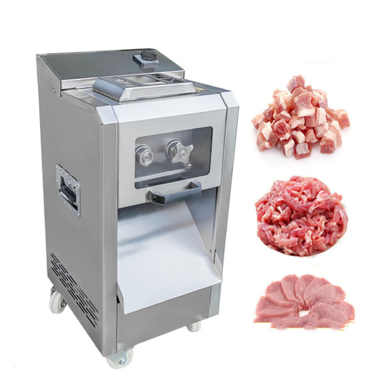 Long Slice Fresh Meat Slicer Machine for Steak, Mutton, and Meat Slices - 25mm Blade