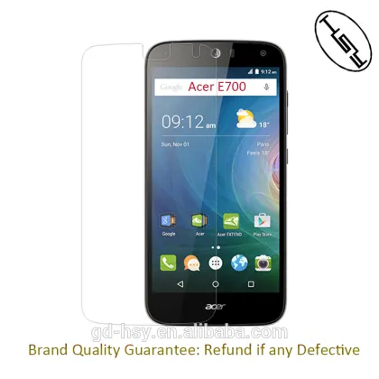 HUYSHE tempered glass screen protector for acer liquid e700 screen guard