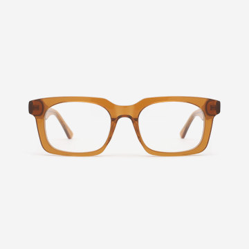 Rectangular and angular Acetate Men's Optical Frames