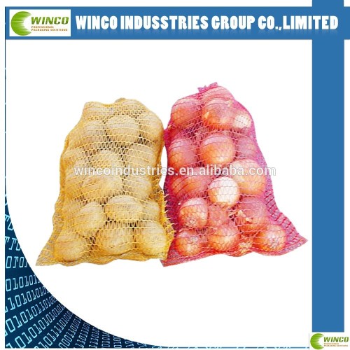 55x95 50kg Raschel mesh vegetable bags Monofilament PE Mesh Bag Mesh Bag