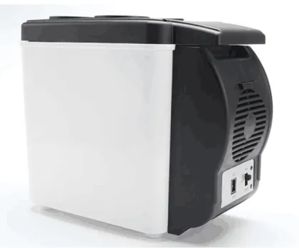 Portable 6L/7.5L Car Mini Refrigerator - Black