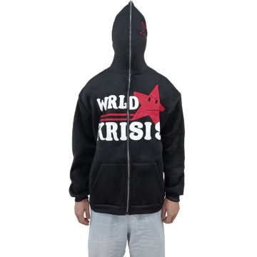 Custom Logo Tech Fleece Full Face Zip-up Hoodie - Wholesale Manufacturers