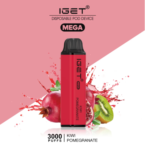 Австралия iget Mega 3000 Puffs одноразовая электронная сигарета