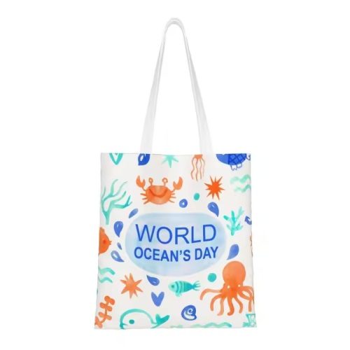 Coating Digital Direct Print 100% Cotton Tote Bag